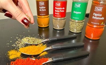 temperos naturais e industrializados