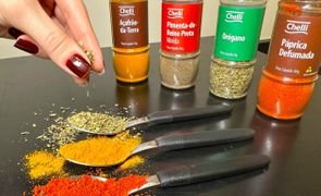 temperos naturais e industrializados